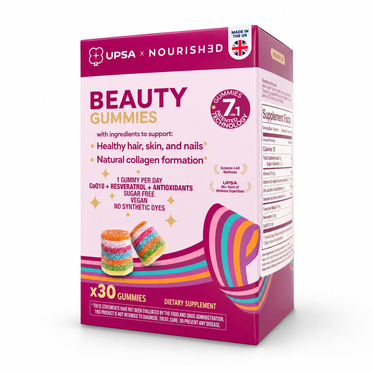 7-in-1 Beauty Gummies - UPSA Nourished Gummies