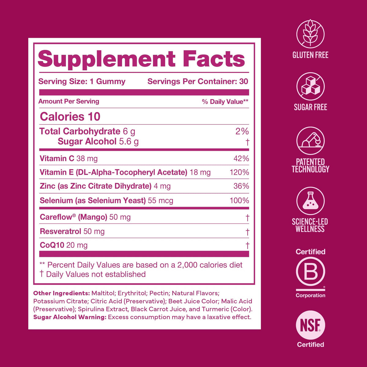 7-in-1 Beauty Gummies - UPSA Nourished Gummies