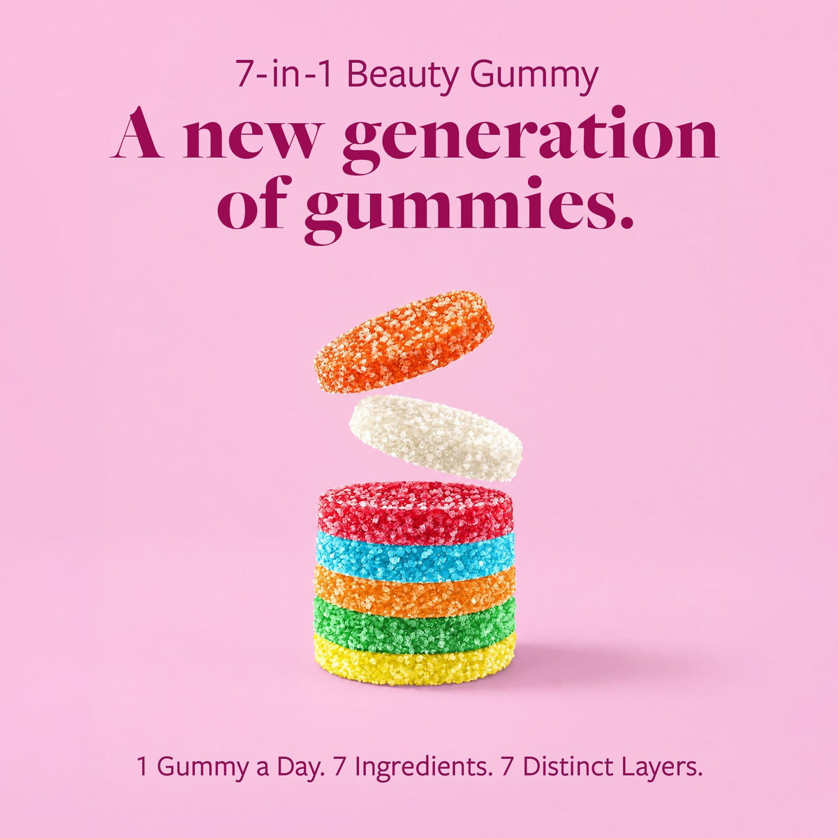 7-in-1 Beauty Gummies - UPSA Nourished Gummies