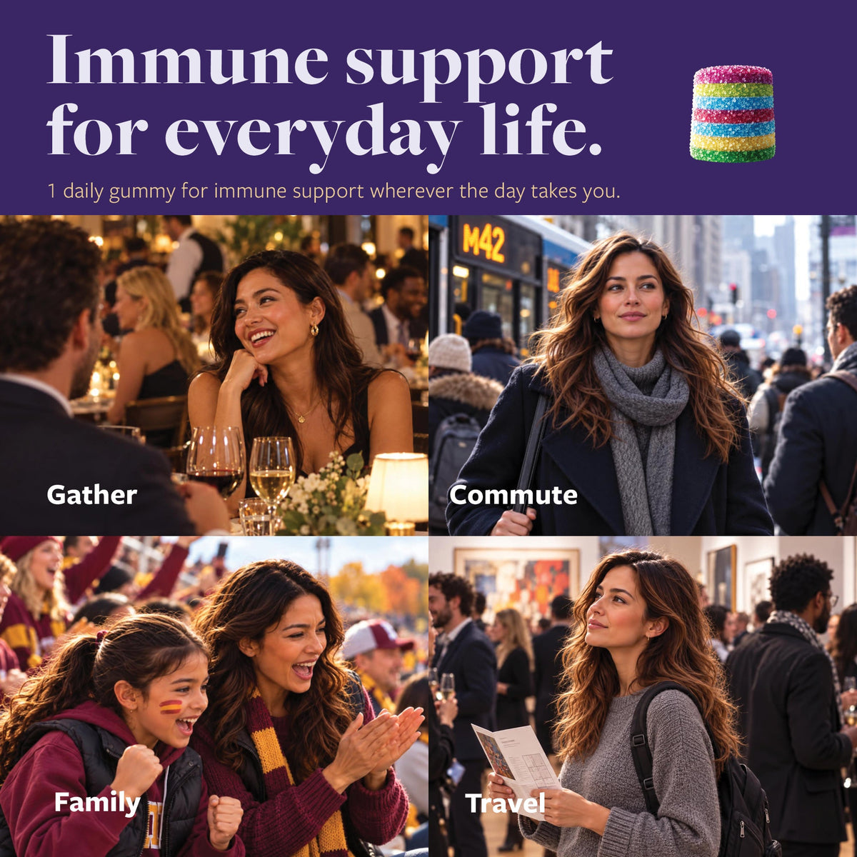 7-in-1 Immunity Gummies - UPSA Nourished Gummies