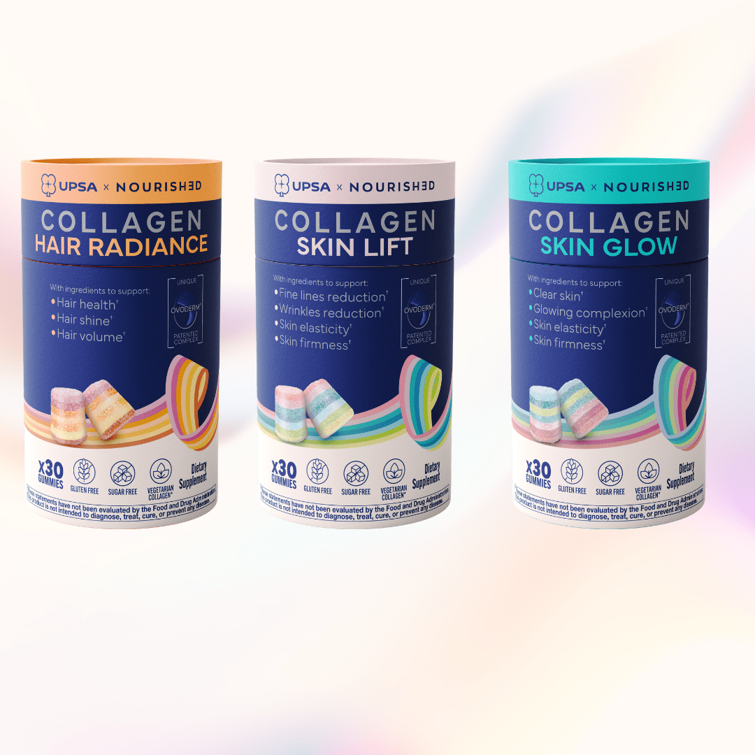 Complete Collagen Beauty Set: Hair, Glow & Lift - UPSA Nourished Gummies