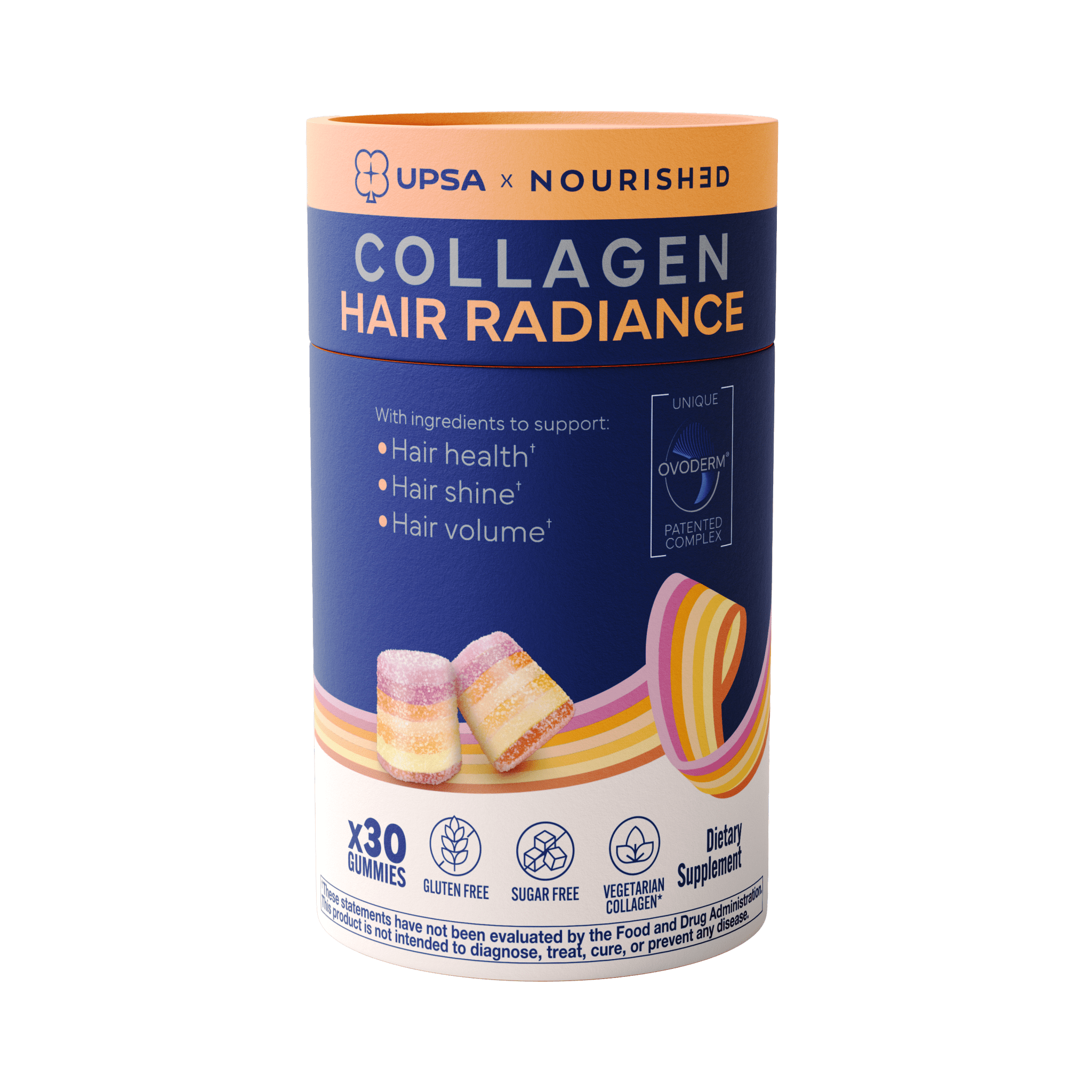 UPSA Hair Radiance Collagen Gummies - UPSA Nourished Gummies