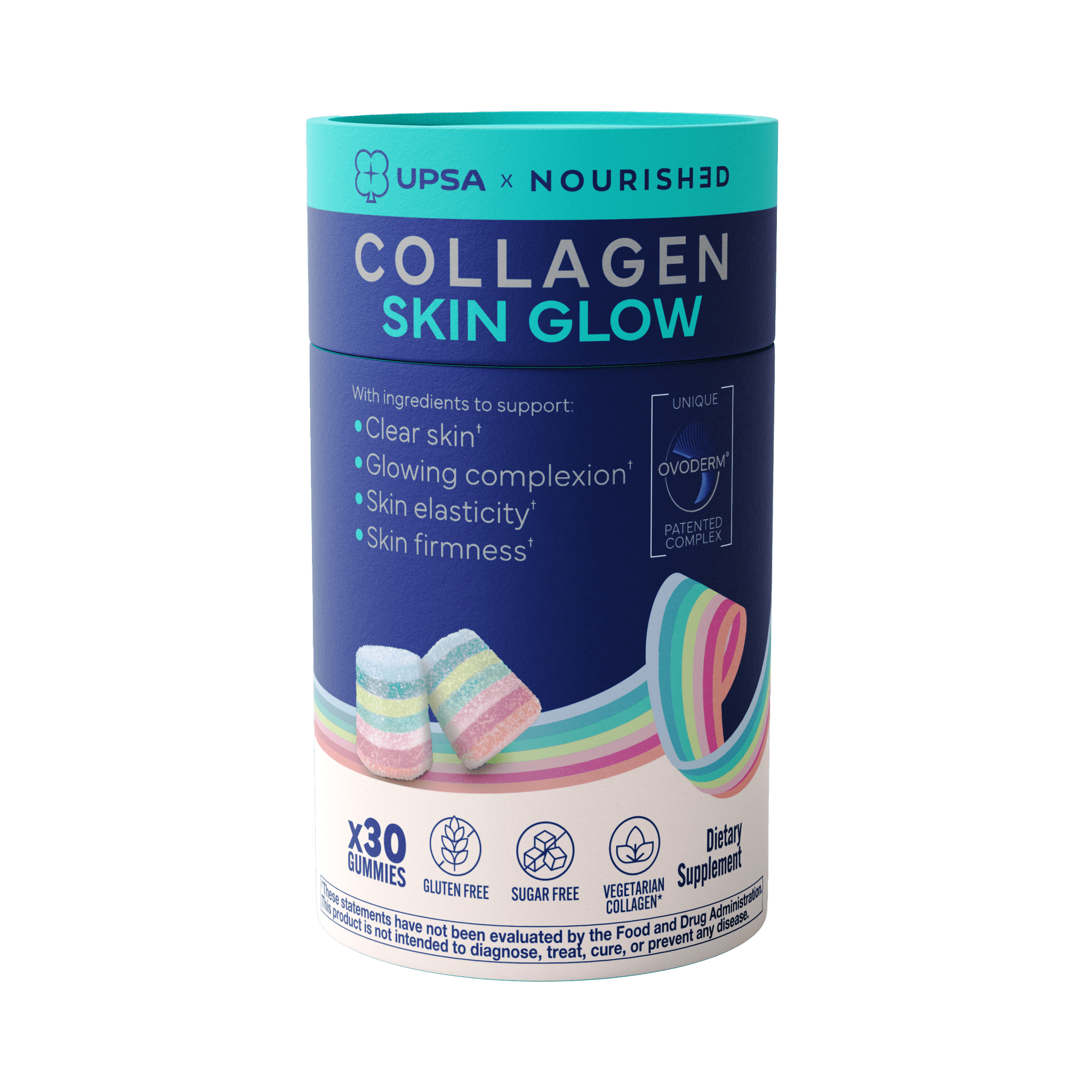 UPSA Skin Glow Collagen Gummies - UPSA Nourished Gummies
