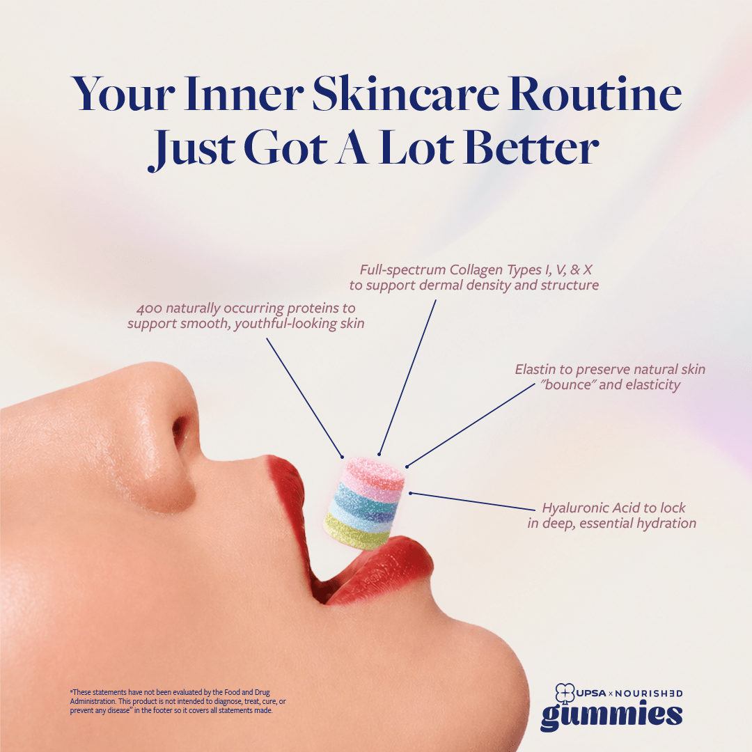UPSA Skin Lift Collagen Gummies - UPSA Nourished Gummies