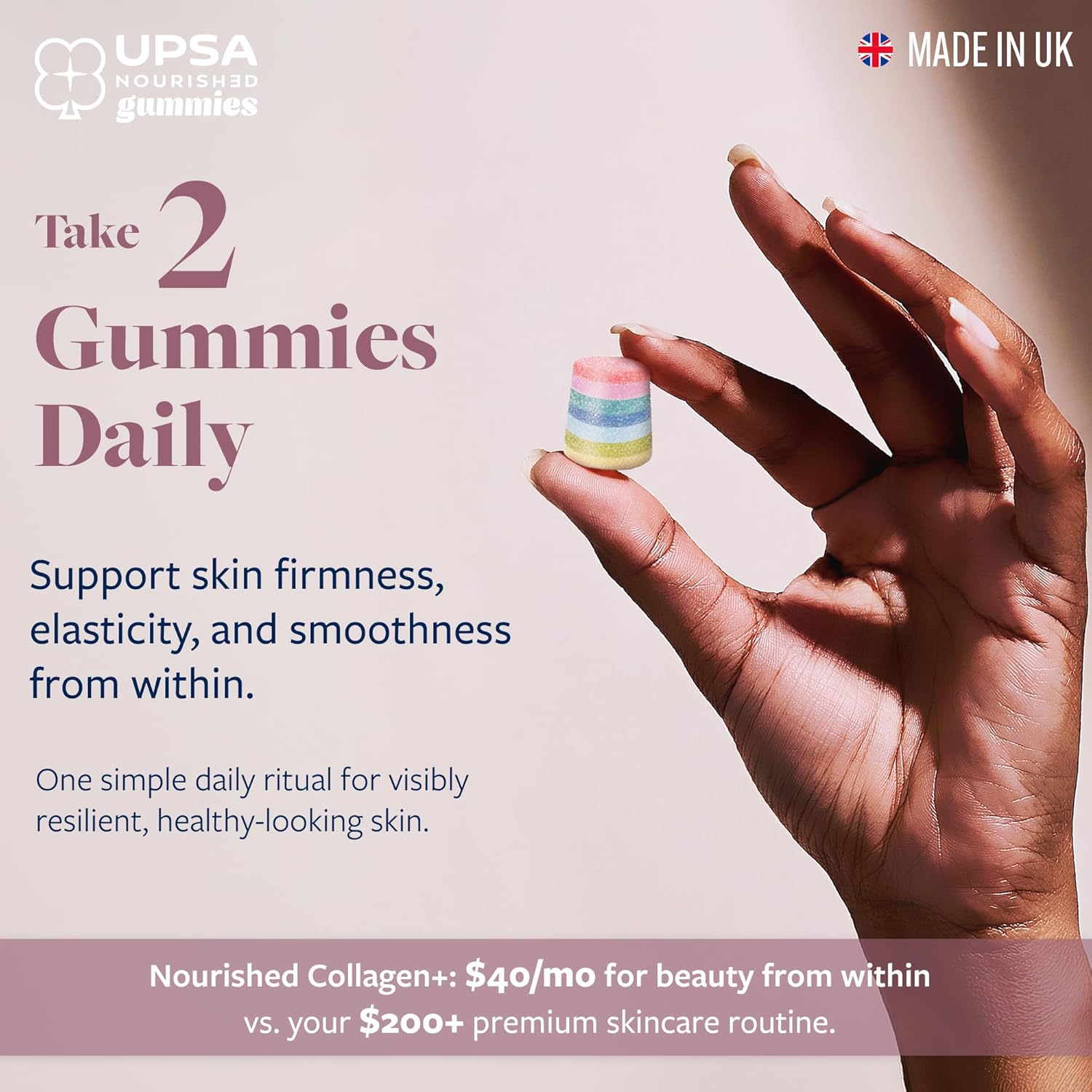 UPSA Skin Lift Collagen Gummies - UPSA Nourished Gummies